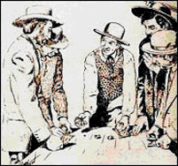 Old West Gambling,Frontier Gambling,Old West